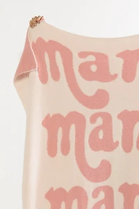 Mama Mama Mama Two Tone Blanket