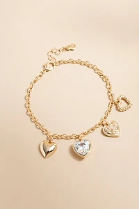 Bonnie Heart Charm Carded Bracelet