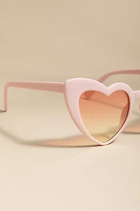 Elisabeth Oversized Heart Sunglasses