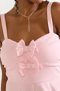 Holly Double Bow Front Jumpsuit
