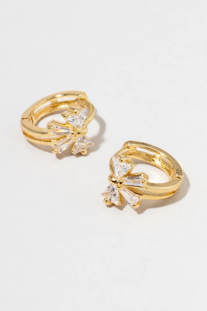 Cary Tiny Huggie Earrings