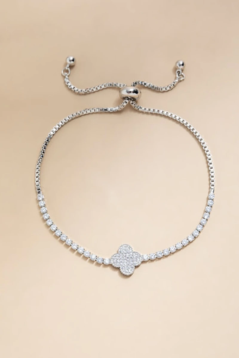Jane Pave Clover Cupchain Bracelet