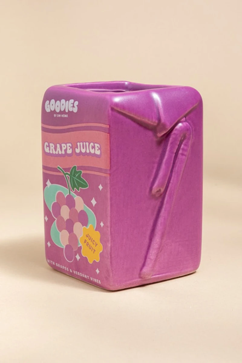 DW Home Grape Juice Box 7oz Scented Candle Jar