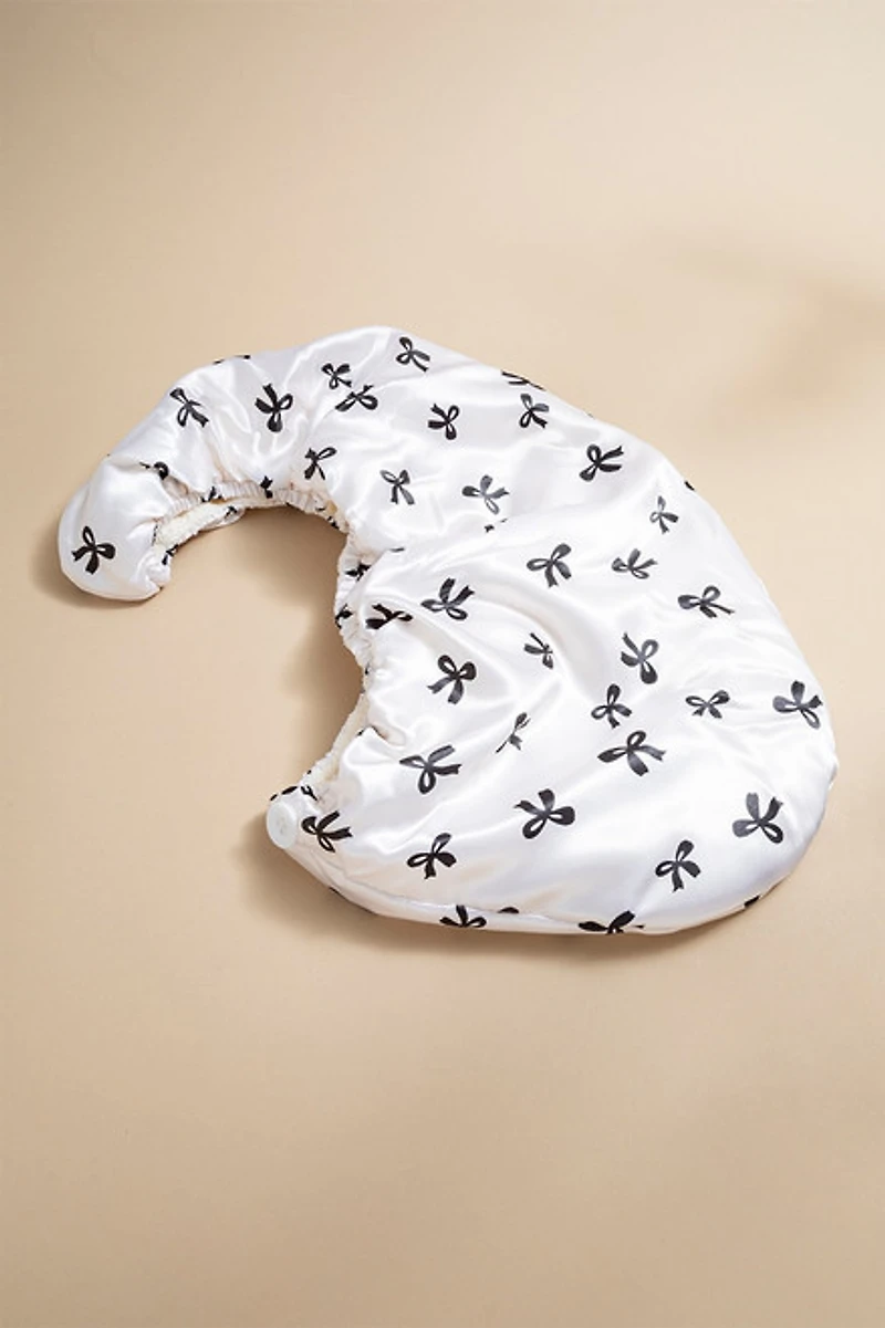Bow Pattern Soft Hair Dry Wrap