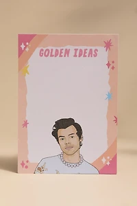 Harry Styles Golden Ideas Notepad