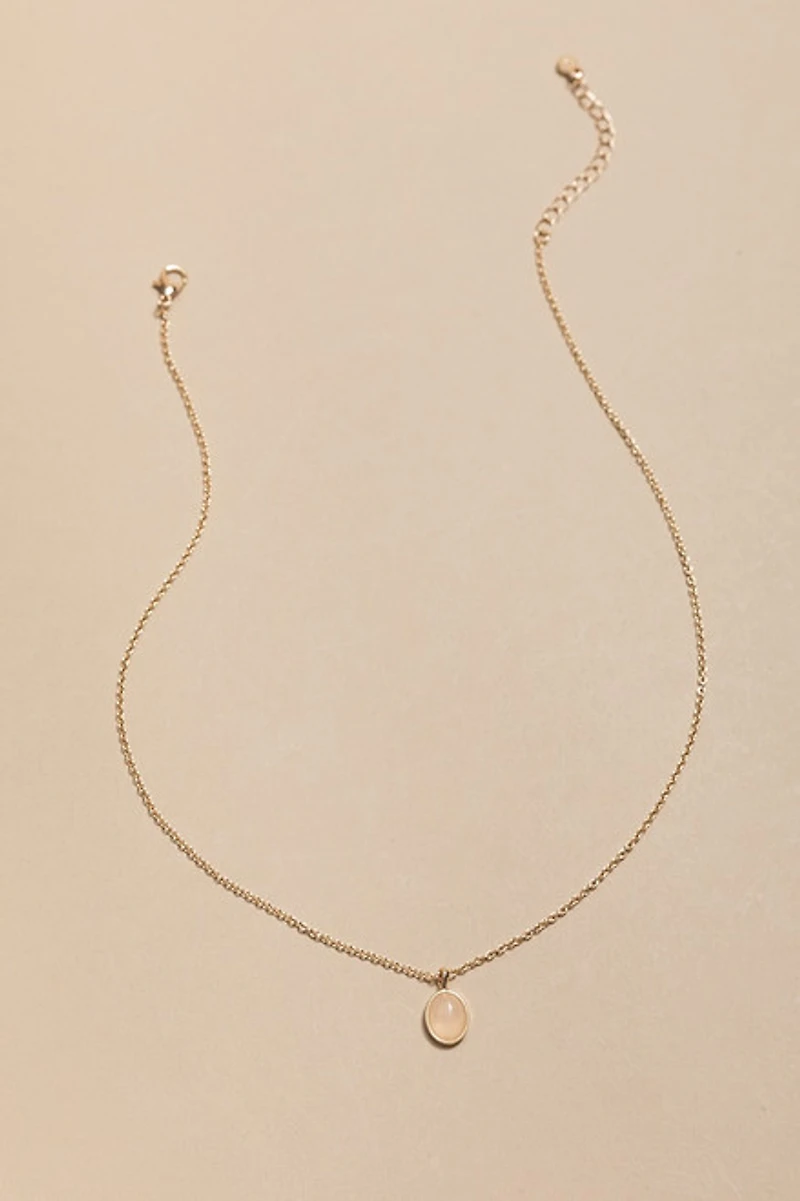 The Love Stone Carded Pendant Necklace