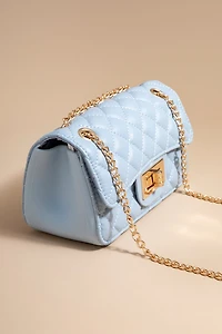 Carol Quilt Turnlock Crossbody Bag