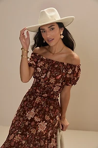 Jolie Bow Belt Wide Rim Hat