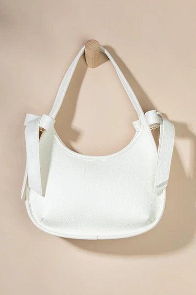 Kristy Vegan Leather Bow Ties Handbag