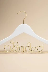 Golden Bride Clothes Hanger