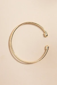 Shelly Golden X Cuff Bracelet