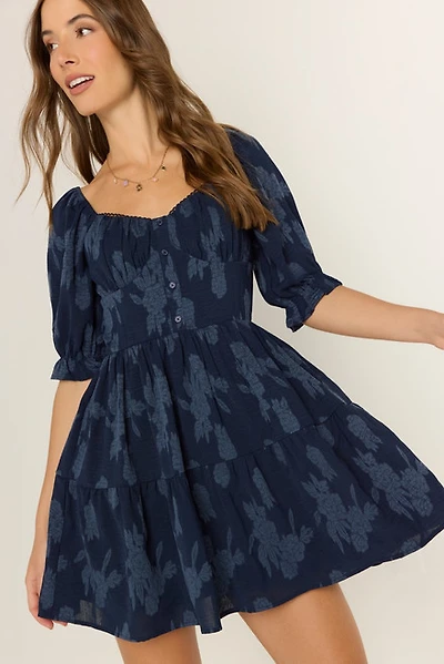 Bridgette Button Corset Mini Dress