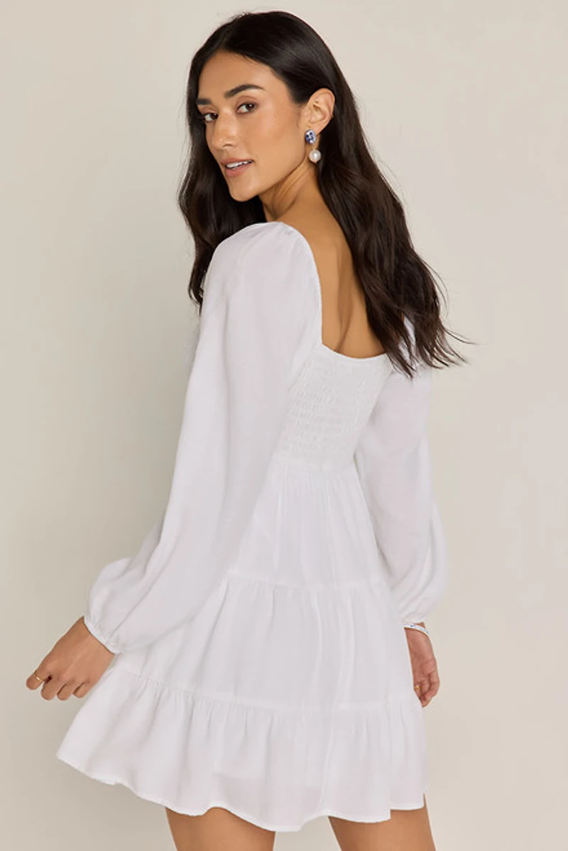 Betty Smocked Upper Mini Dress