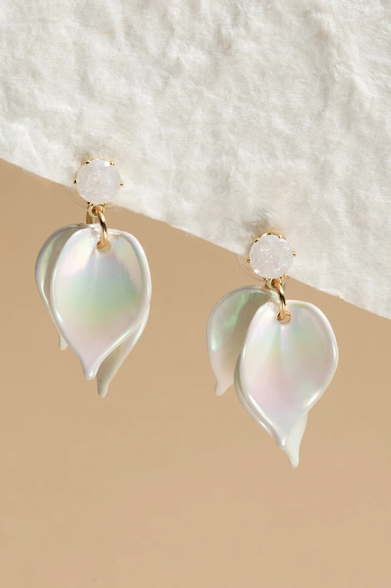 Jillian Pearlescent Pedal Charm Earrings