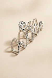 Dollie Squiggle Rhinestone Hair Claw