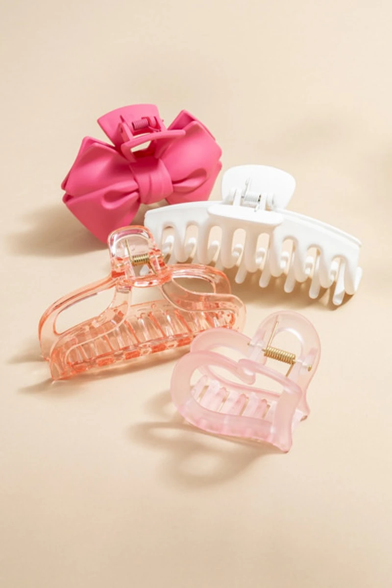 Elena Sweet Treats Mix Style Hair Claw Set