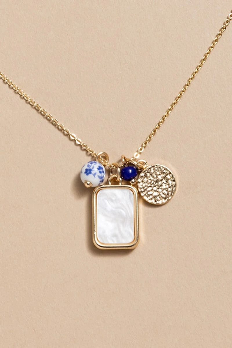 Kaitlin Cluster Charm Pendant Necklace