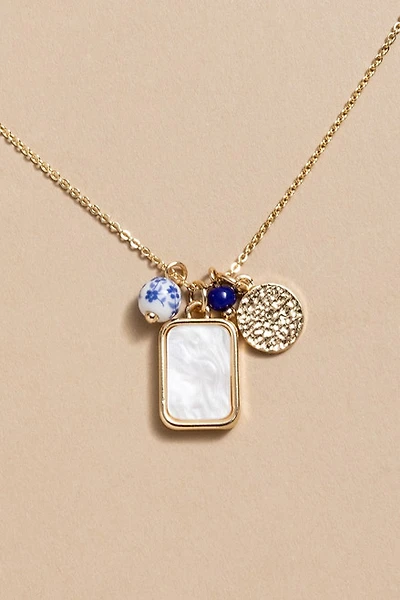 Kaitlin Cluster Charm Pendant Necklace