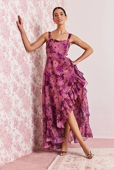 Sheila Bow Back Floral Maxi Dress