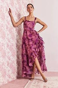Sheila Bow Back Floral Maxi Dress