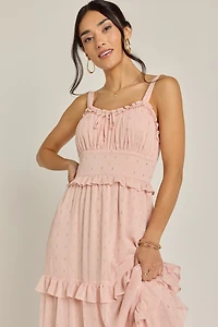 Alexis Strappy Ruffle Tiered Maxi Dress