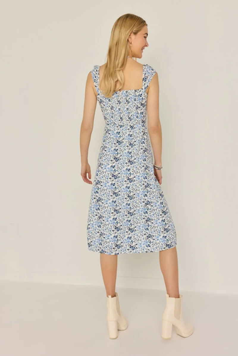 Faye Floral Midi Dress