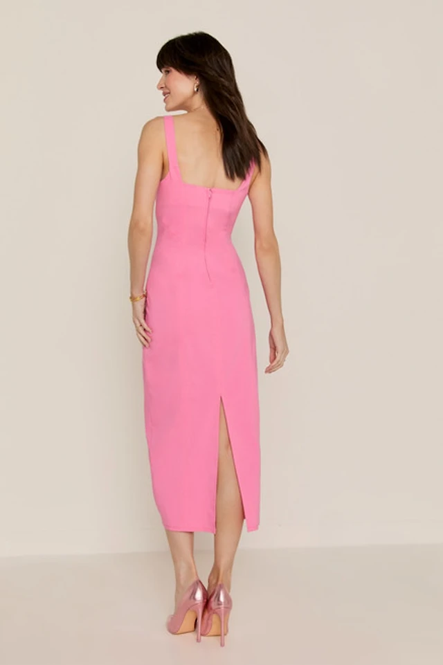 miley square neck midi dress miley square neck midi dress Miley Non-Returnable Final Sale  Girl In Mind