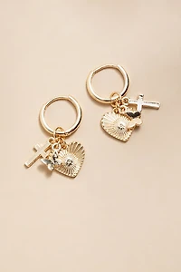 Jasmine Mix Style Shaky Charm Earrings