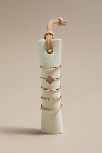 Nina Rose Clover Ring Set