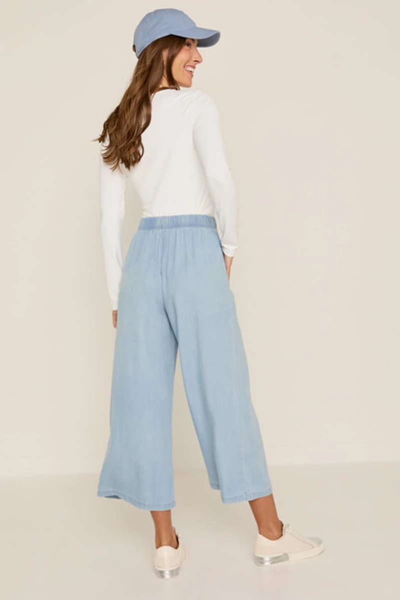 Justine Front Pocket Cullote Pants