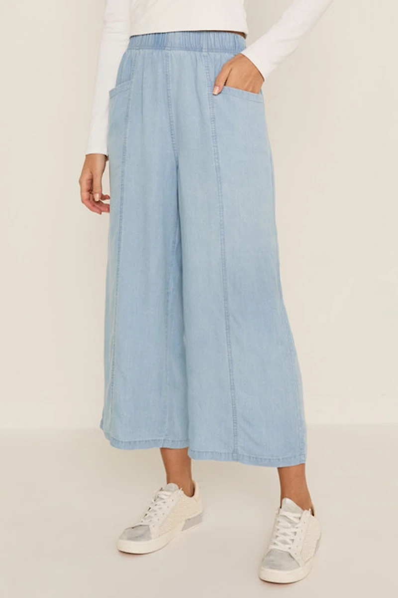 Justine Front Pocket Cullote Pants