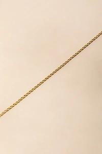 Valerie Stainless Steel Twisted Chain Anklet