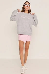 My Cat Is Valentine Graphic Sweatshirt