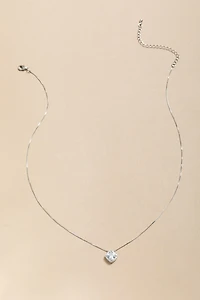 Debra Halo Short Crystal Pendant Necklace
