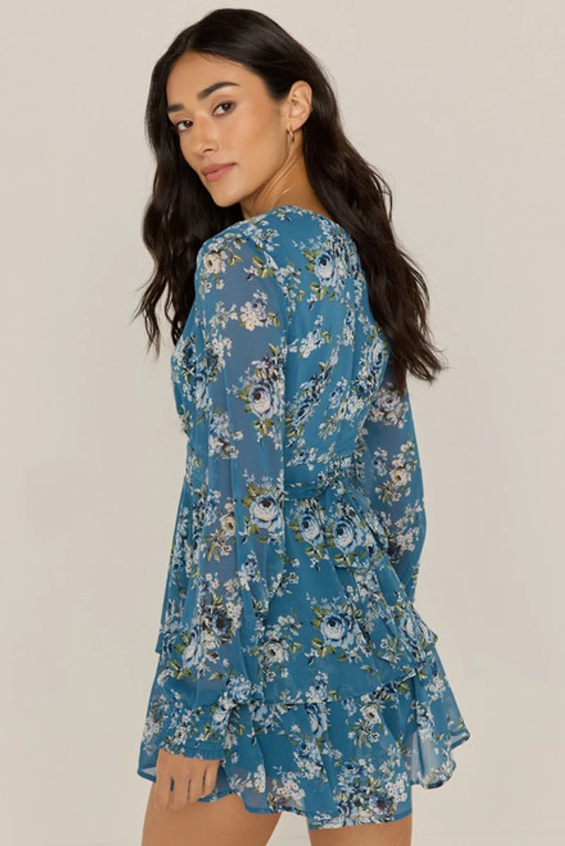 Courtney Tiered Floral Romper