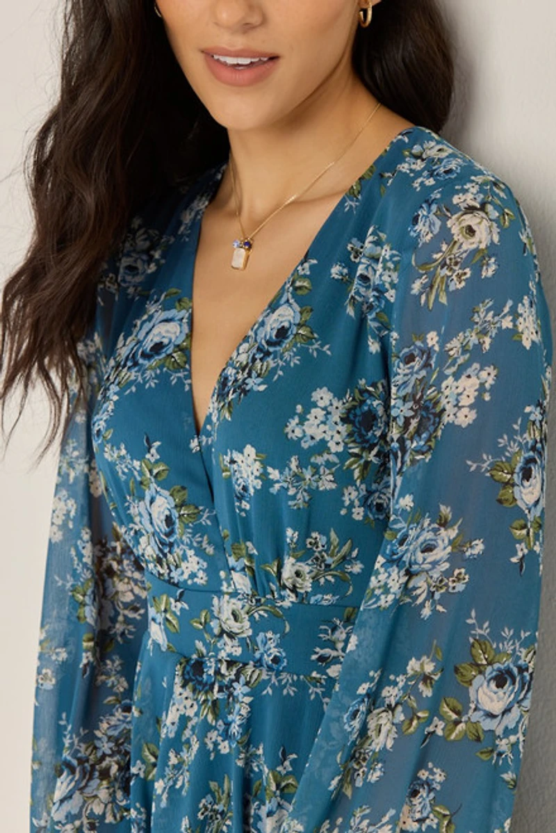 Courtney Tiered Floral Romper