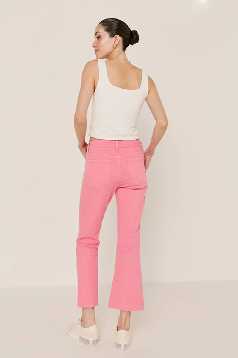 Stella Kick Crop Mid Rise Jeans