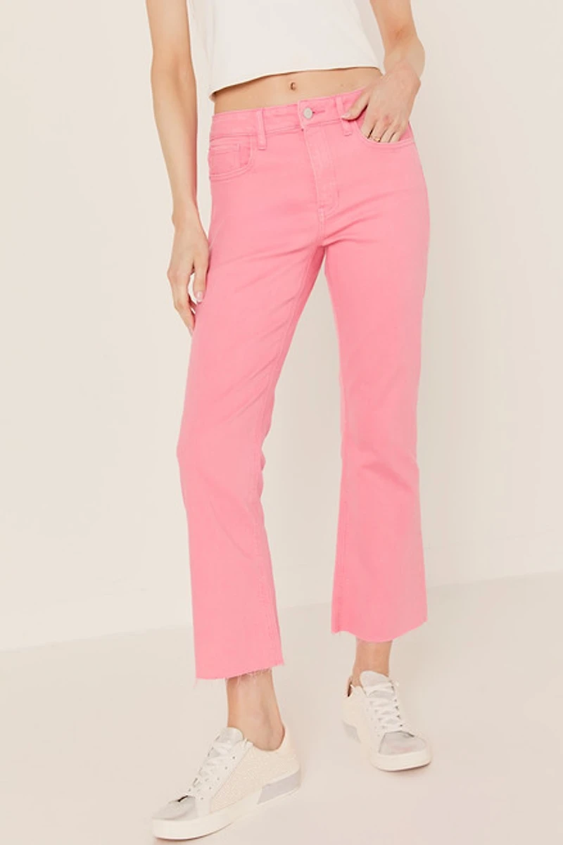 Stella Kick Crop Mid Rise Jeans