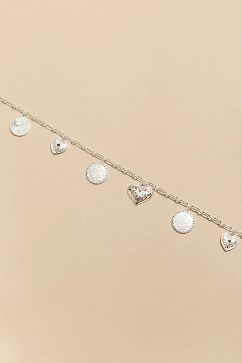Anabel Chain Link Charm Necklace