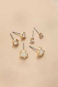 Irene Mixed Style Stud Earring Set