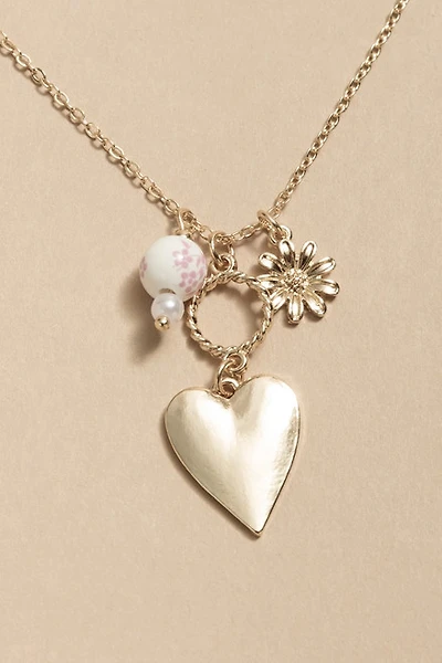 Elsa Layered Charm Pendant Necklace