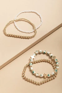 Dolores Mixed Style Beaded Bracelet Set