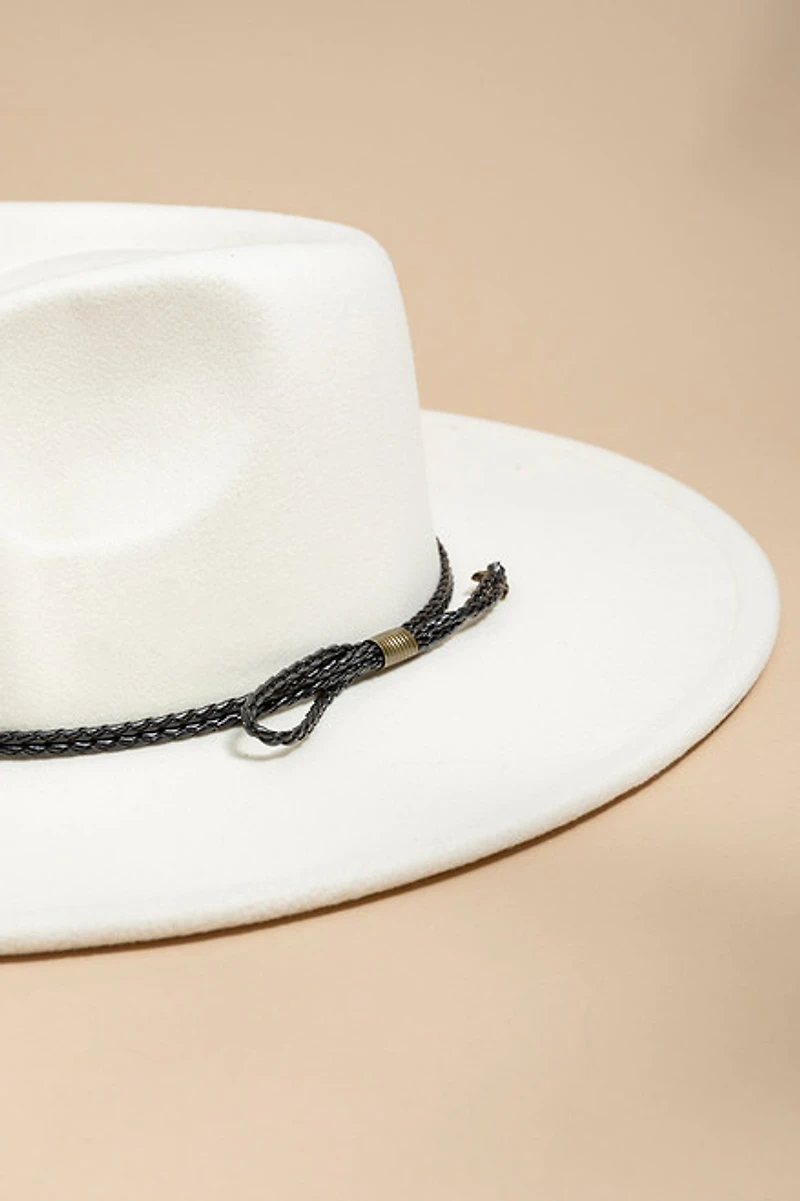 Nina Arrow Band Western Panama Hat