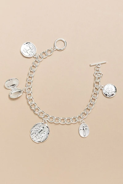 Kimberly Coin And Locket Charm Bracelet