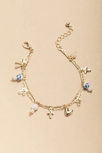 Brittany Mixed  Charm Chain Bracelet