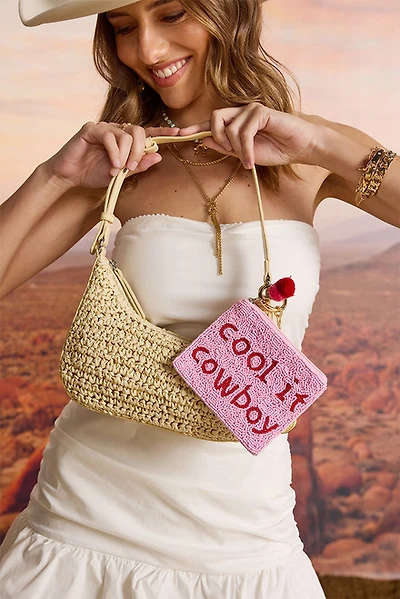 Cool It Cowboy Beaded Pouch