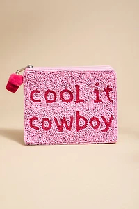 Cool It Cowboy Beaded Pouch