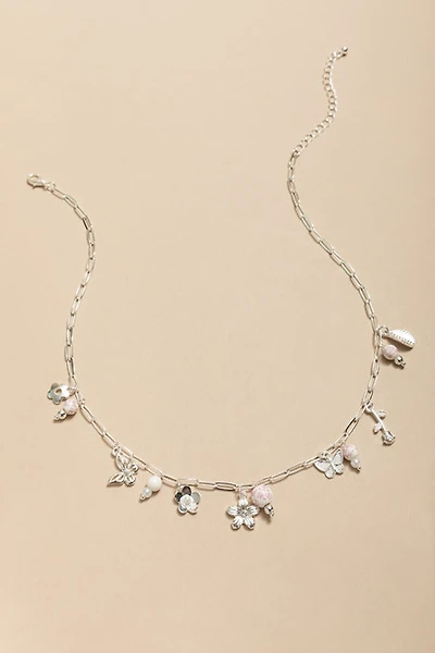 Mary Shaky Charm Paperclip Necklace