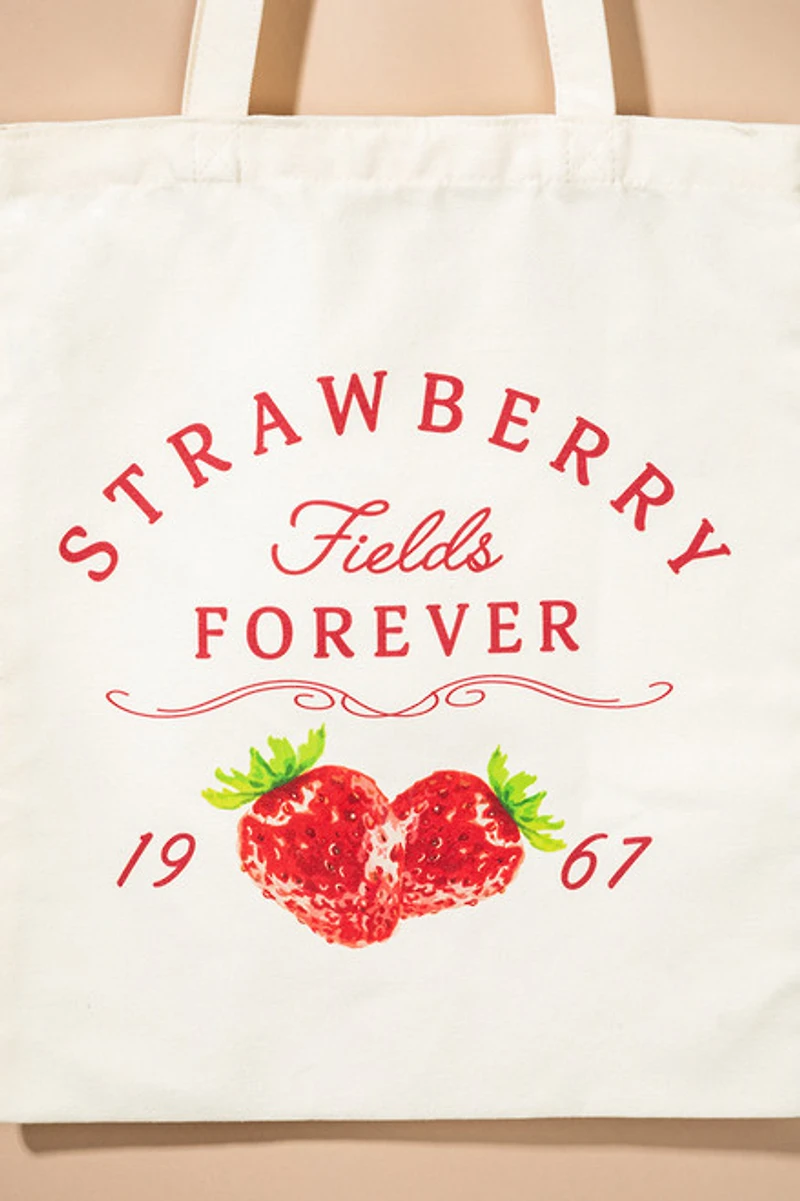 Strawberry Fields Forever Tote Bag