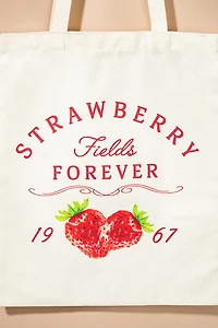 Strawberry Fields Forever Tote Bag
